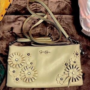 Jessica Simpson Elegant Green Floral Women's Bag